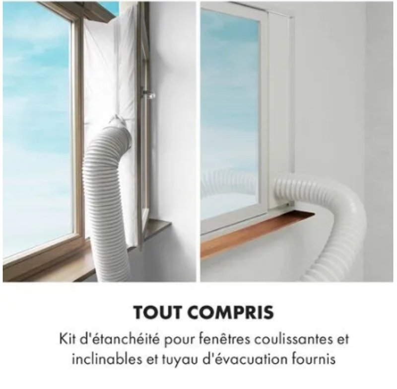 kit fenetre climatiseur klarstein new breeze 9